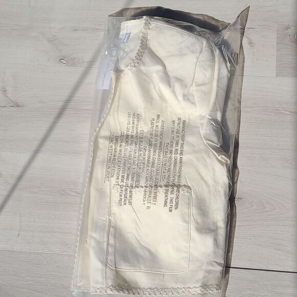 NYC Braided Trim jacket CREAM COLOR SIZE 6 NWT in packaging - Picture 7 of 9